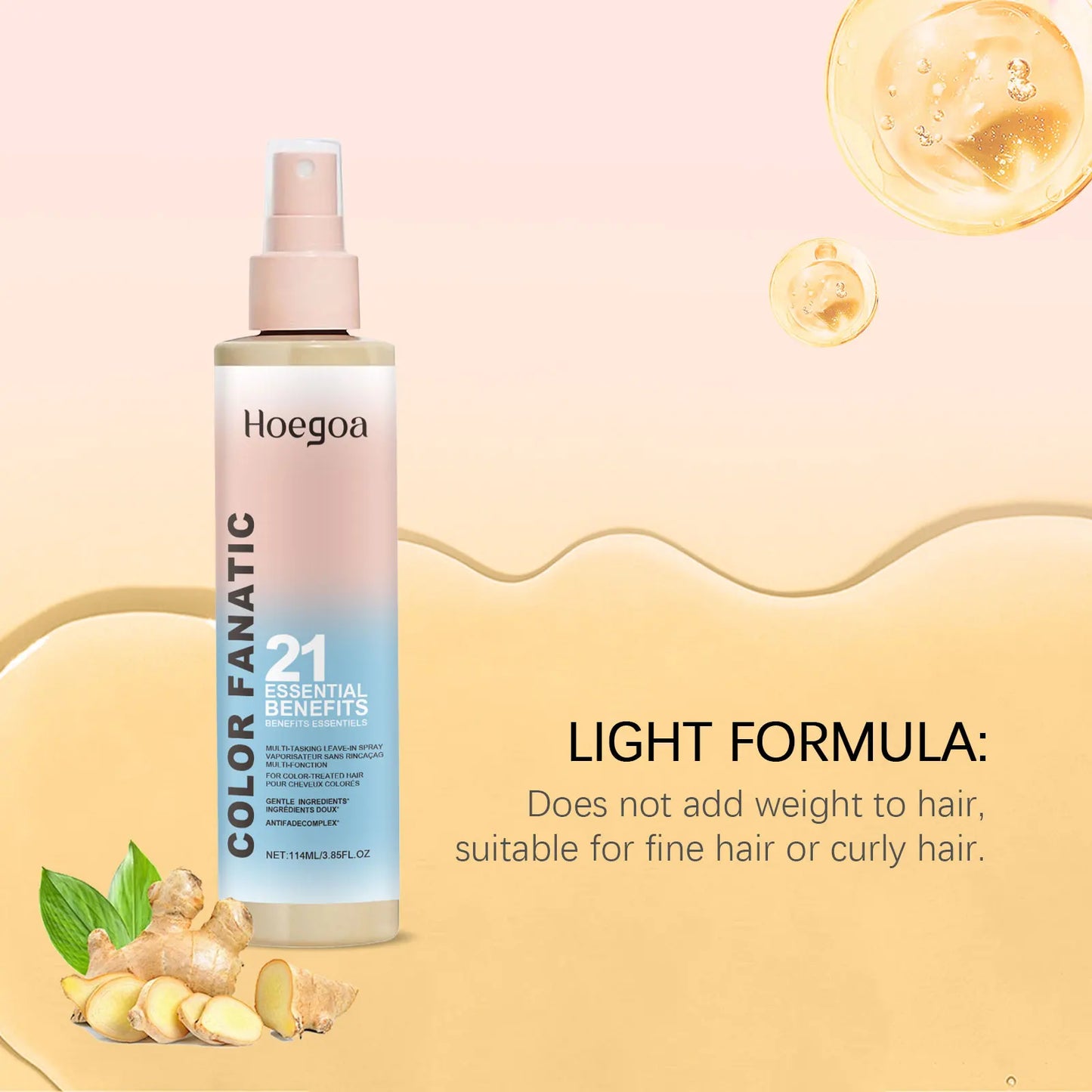 HOEGOA Hair Smoothing Spray – Anti-Frizz & Deep Nourishment