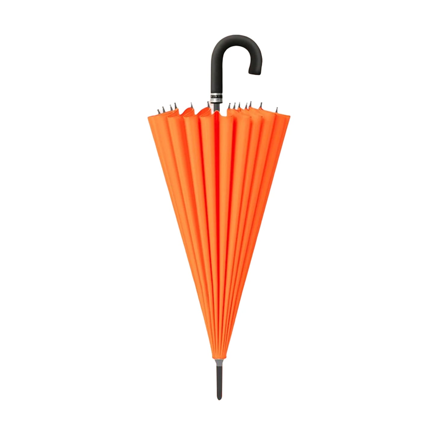 Blooming In Water Umbrellas Fresh-Style 24 Bone J Handle Large Umbrella Golfs UV Protection Rain-Umbrellas For All Season Peaceful Pleasures Health and Wellness Orange