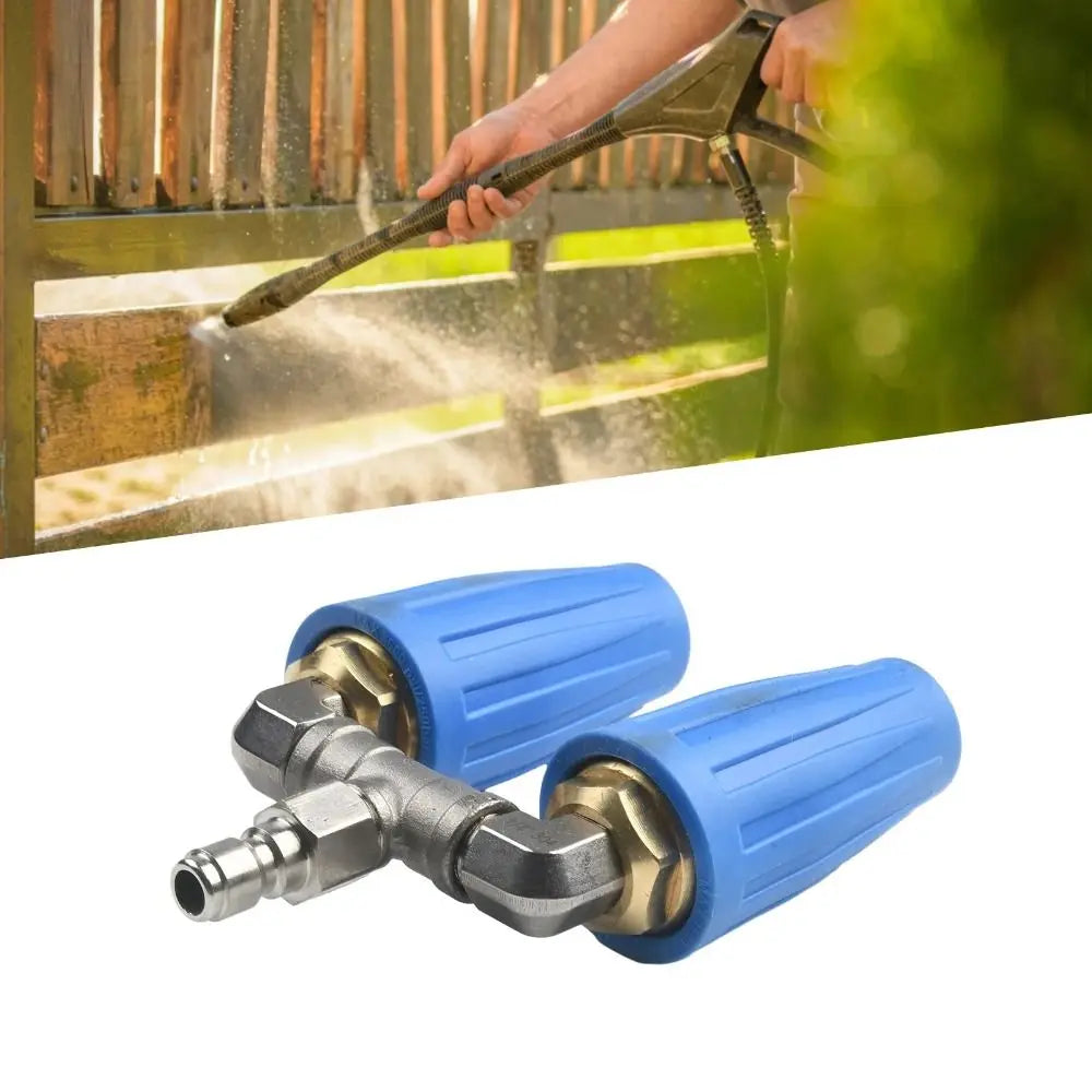 360° Dual Turbo Pressure Washer Nozzle | 4000 PSI 1/4"