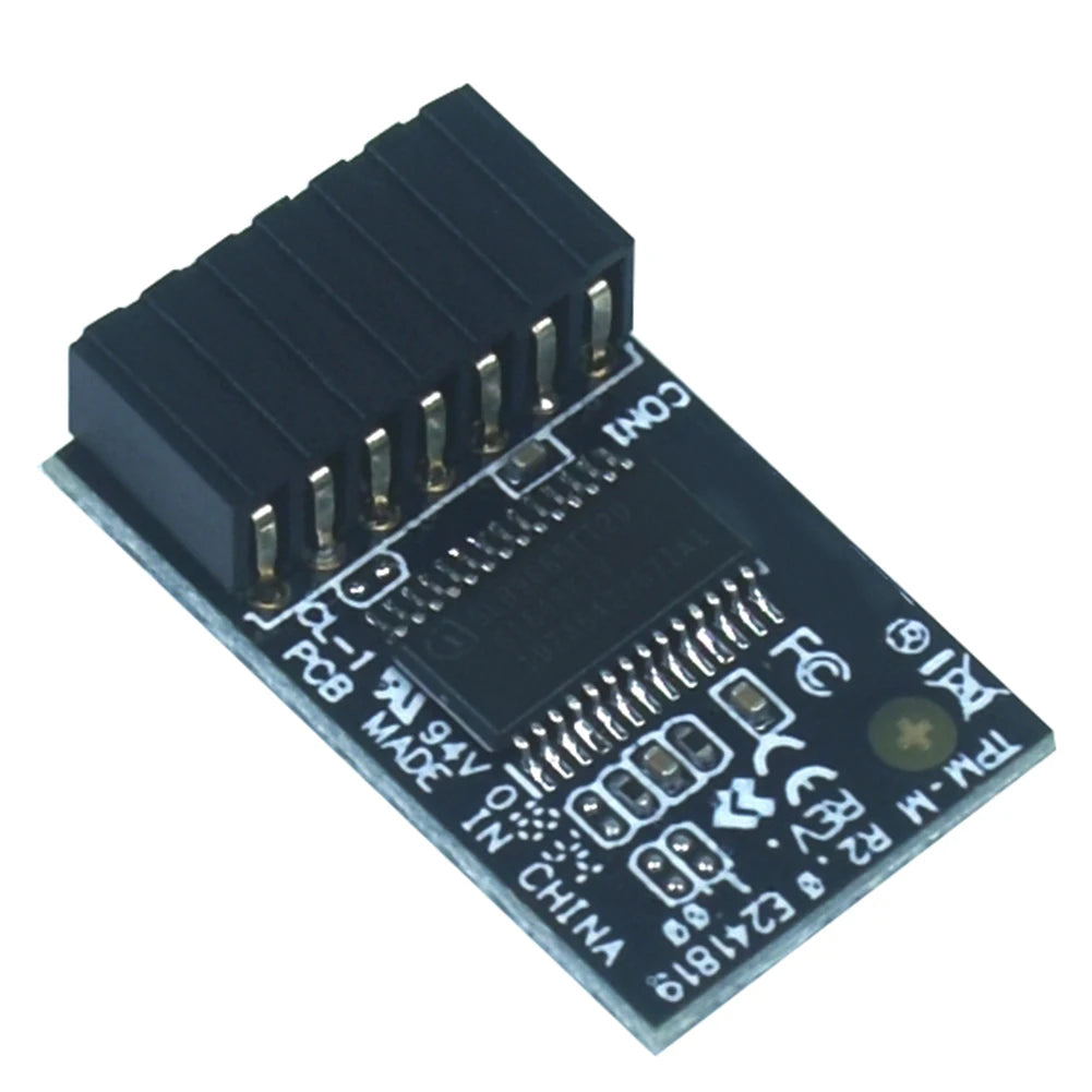 For Asus The Trusted Platform (TPM) Module 14-1 Pin TPM-M R2.0 Hardware Security Chip TPM-M R2.0 Module for Asus Motherboards Peaceful Pleasures Health and Wellness