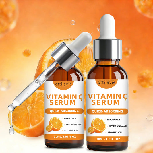 Ottilavie Vitamin C Face Serum 2-Pack – Firming & Moisturizing Vitamin C Face Serum Oasis Select