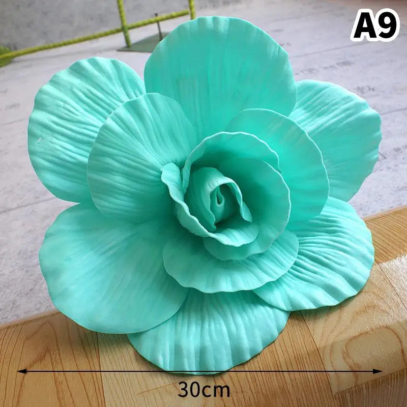 PE Foam Simulation Rose Flower Heads | Wedding & Party Decor