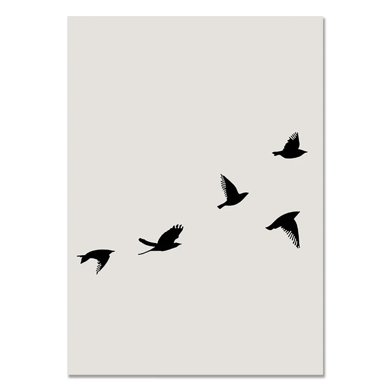 Watercolor Abstract Canvas Wall Art | Pastel Boho Beige Gray