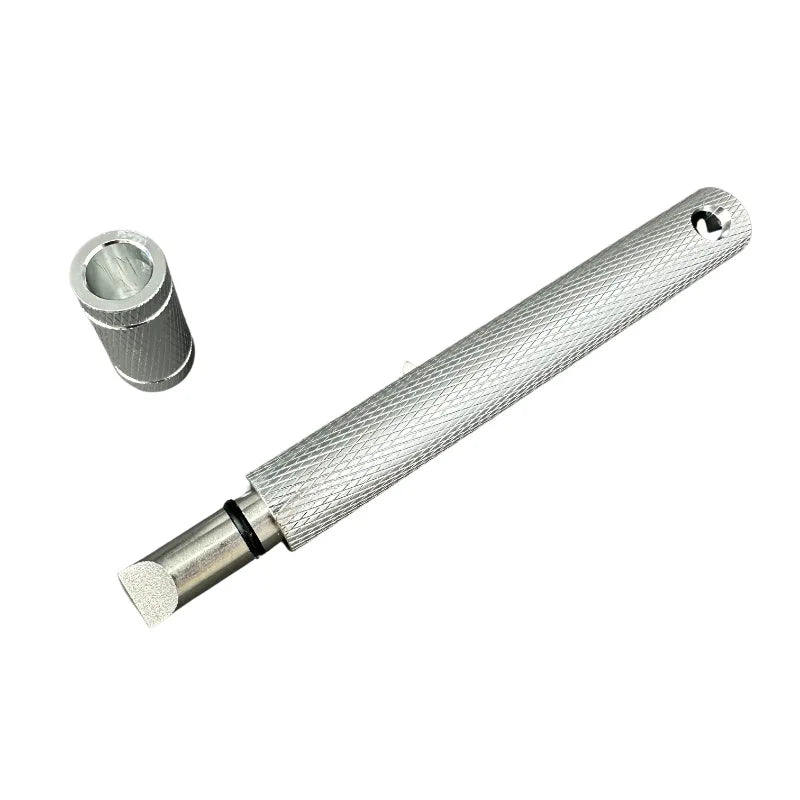 Golf Club Grooving Sharpening Tool 5 Colors Golf Groove Sharpener Wedge Club U V Type Square Regroover Blade Cleaning Tool Acces Peaceful Pleasures Health and Wellness silver