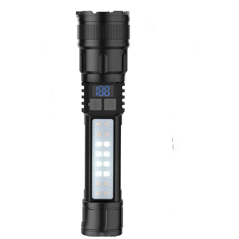 Rechargeable LED Flashlight – 8W, Multi-Mode, USB Charging