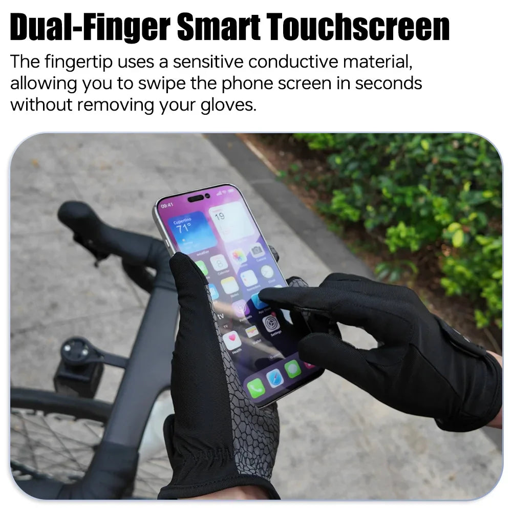 Full Finger Breathable Cycling Gloves – UV & Touchscreen
