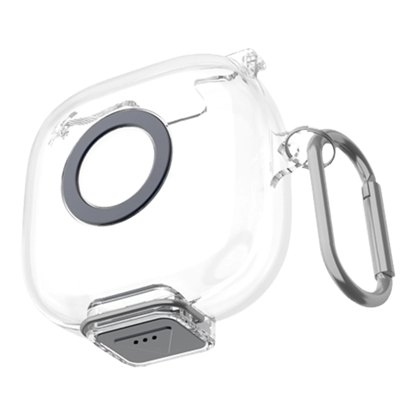 TPU Earphone Case for Anker Soundcore P31i with Safety Lock and Carabiner Protective Case Anti Drop Earbuds Accessories Peaceful Pleasures Health and Wellness Transparent
