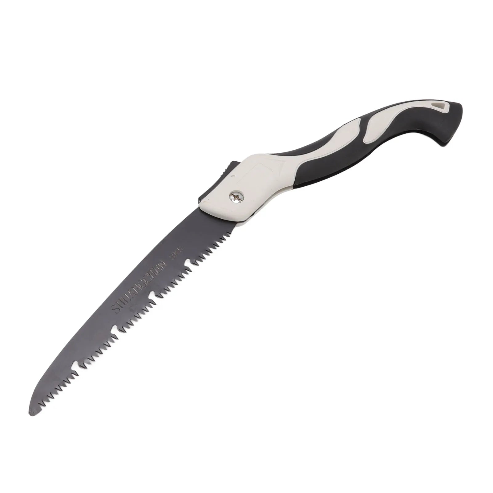 Folding Saw Silicone Handle Compact Hand Pruning Saw Triple Cut Teeth Manganese Steel Blade for Branches Cutting for Gardening Peaceful Pleasures Health and Wellness