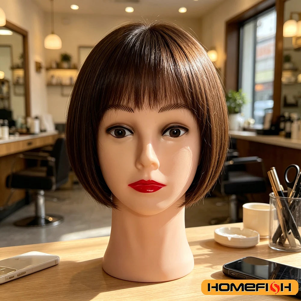 Professional Makeup Doll Head Bald Manikin Model For Making Wigs Styling Caps Hairdressing Hat Headwear Display Stand Peaceful Pleasures Health and Wellness