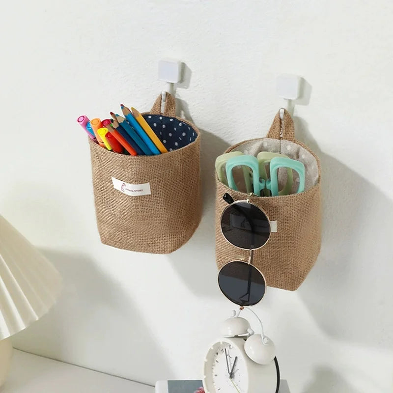 Foldable Wall Hanging Storage Bag | Home Organizer Basket