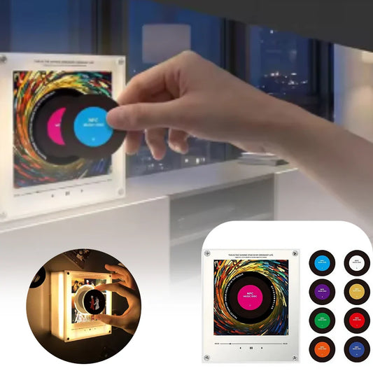 NFC Smart Fridge Magnet Music Player & Warm Night Light NFC Music Player Oasis Select