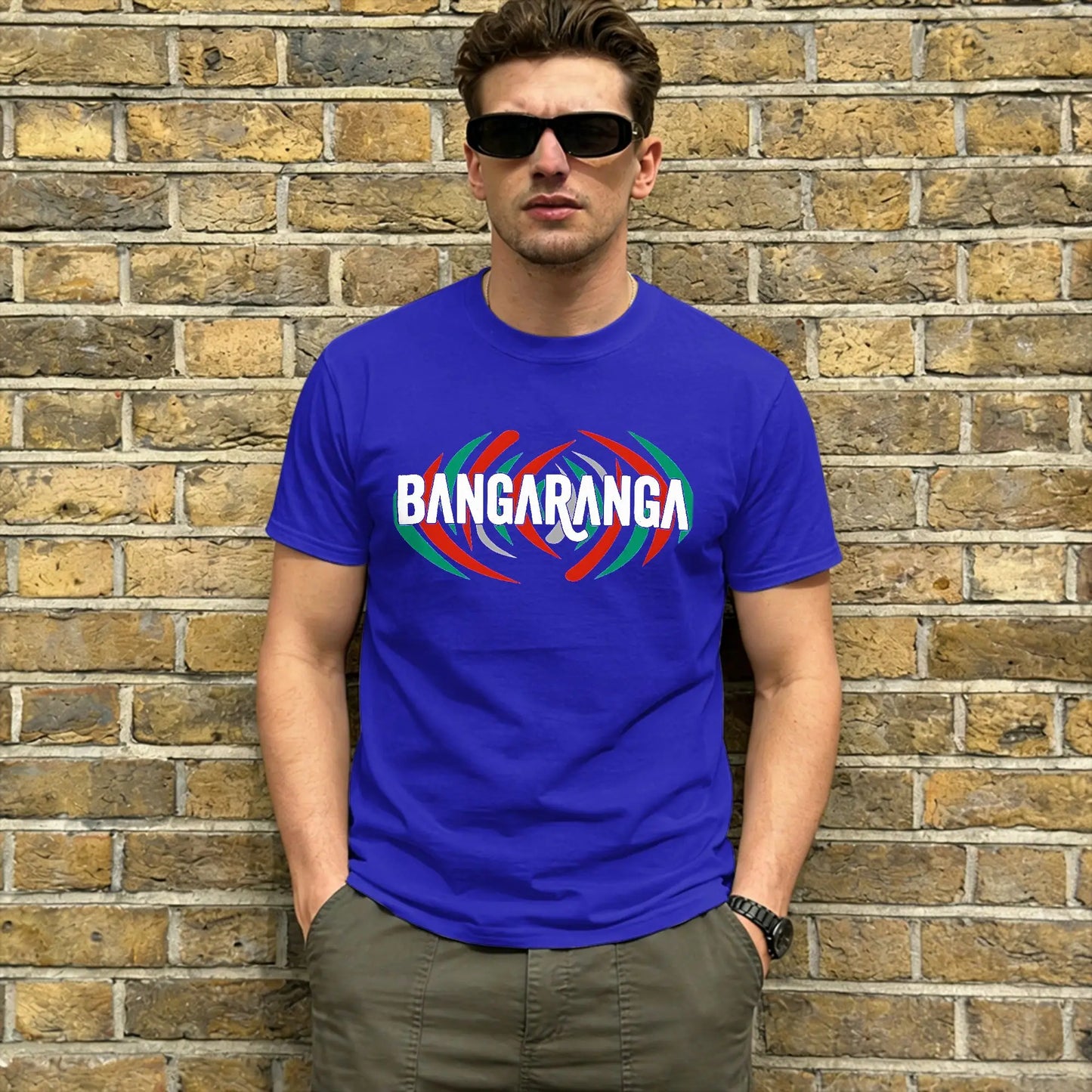Bangaranga Song T Shirt for Men Pure Cotton Leisure T-Shirts Crew Neck 2026 Bulgaria Tee Shirt Short Sleeve Tops Plus Size Peaceful Pleasures Health and Wellness Blue XXL