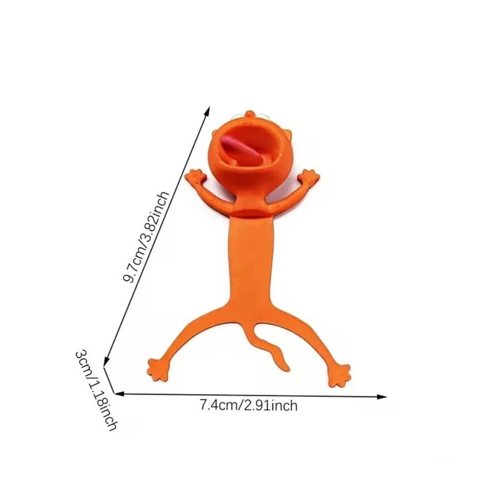 3D Lazy Cat Bookmark Cute Multi-functional Reading Book Clip Reading Tool Funny Cat Reading Bookmark Students Supplies Peaceful Pleasures Health and Wellness