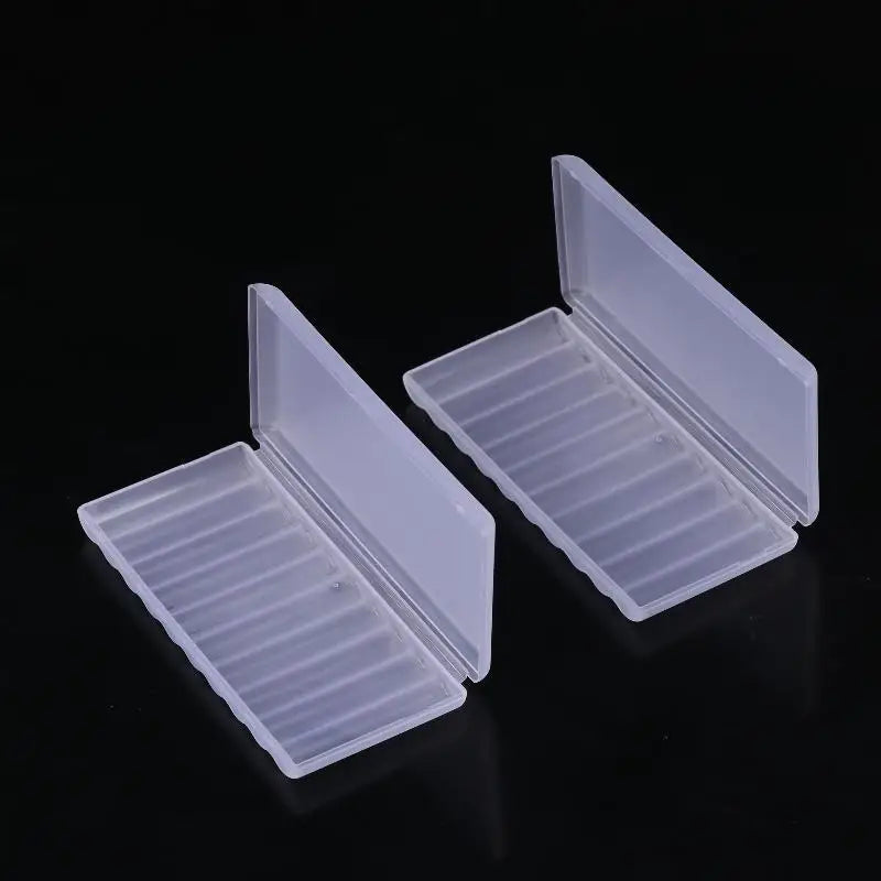 107*50*13mm Hard Container Holder Case 10 Slot Battery Storage Box For AAA Plastic Battery Organizer Accessories Peaceful Pleasures Health and Wellness