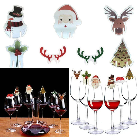 Christmas Wine Glass Place Cards – Festive DIY Decor, 10 Pack Christmas Place Cards Oasis Select