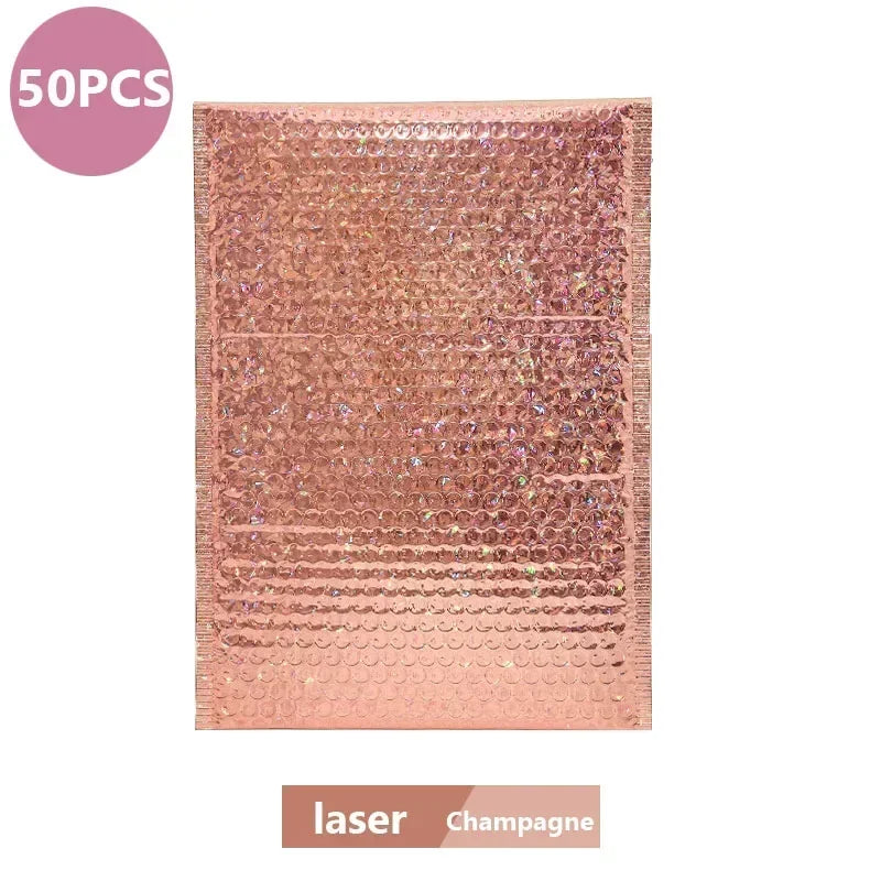 Small Business Supplies Holographic Shipping Bags Multicolor Laser
