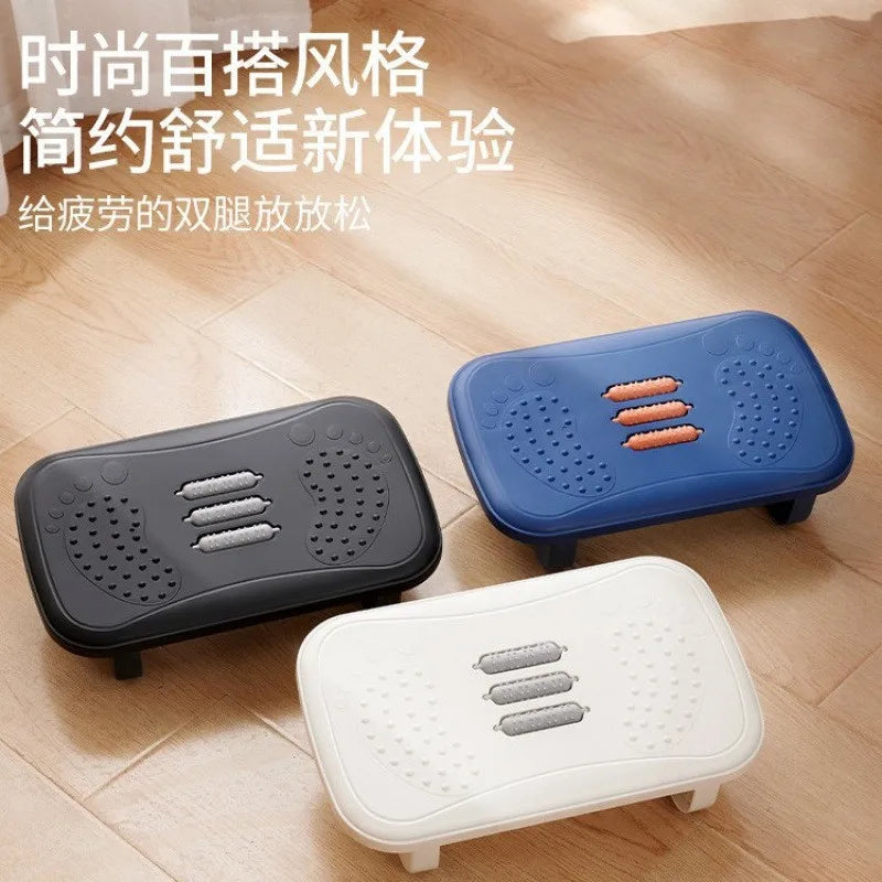 Rocking Footrest for under Desk Ergonomic Desk Leg Rest Rocker Balance Board Comfortable Foot Stool for Desk Home Office Peaceful Pleasures Health and Wellness