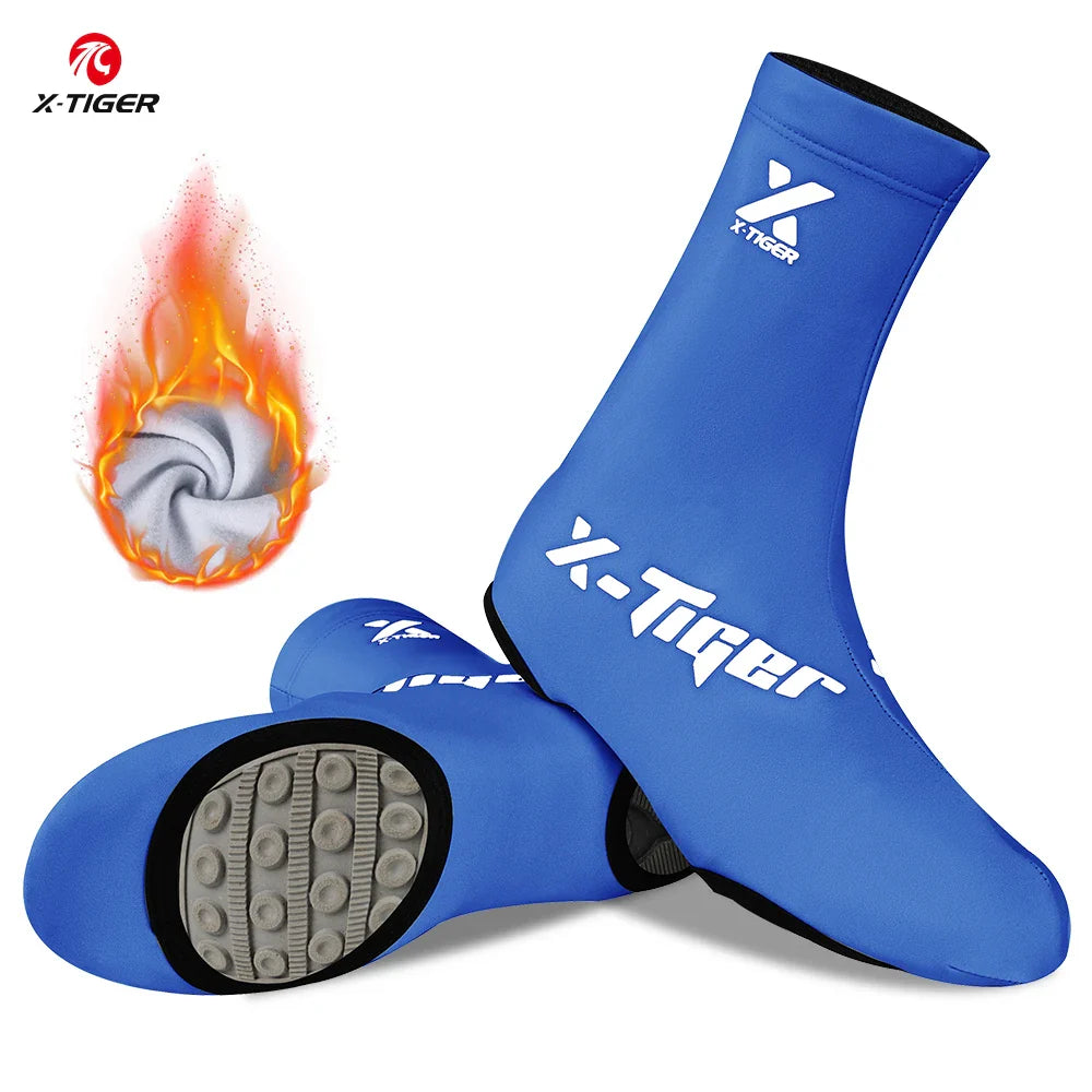 X-TIGER Winter Cycling Shoe Covers – Windproof Unisex