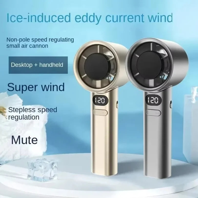 Portable Bladeless Handheld Fan | 120 Speeds USB Rechargeable