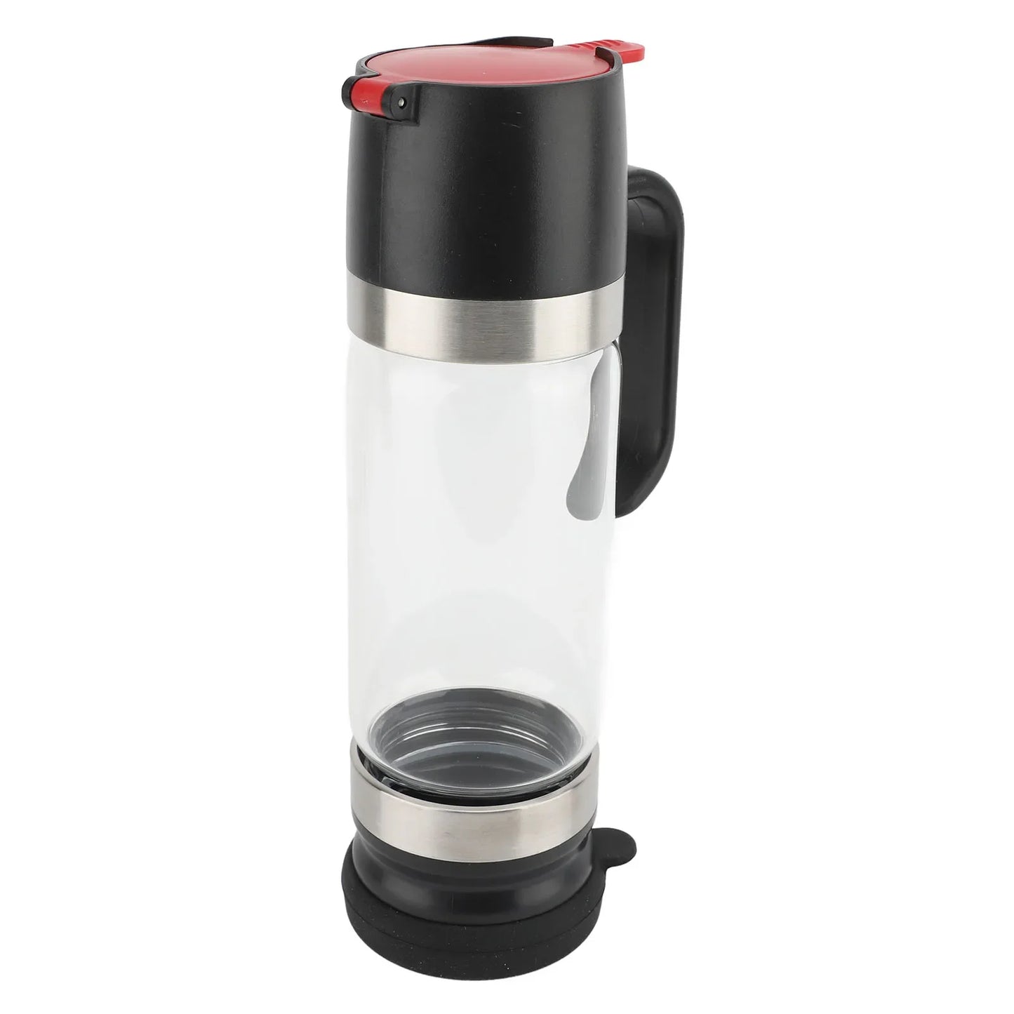 Honey Dispenser Clear Glass Syrup Handle Prevent Dripping Container