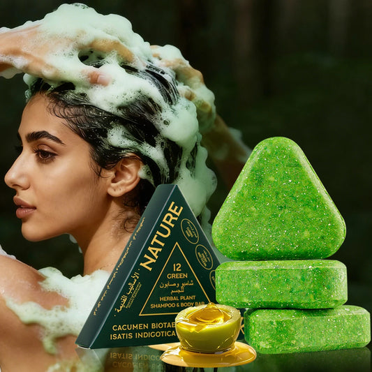 AILKE Herbal Shampoo Bar – Anti-Dandruff & Hair Growth 120g Herbal Shampoo Bar Peaceful Pleasures Health and Wellness