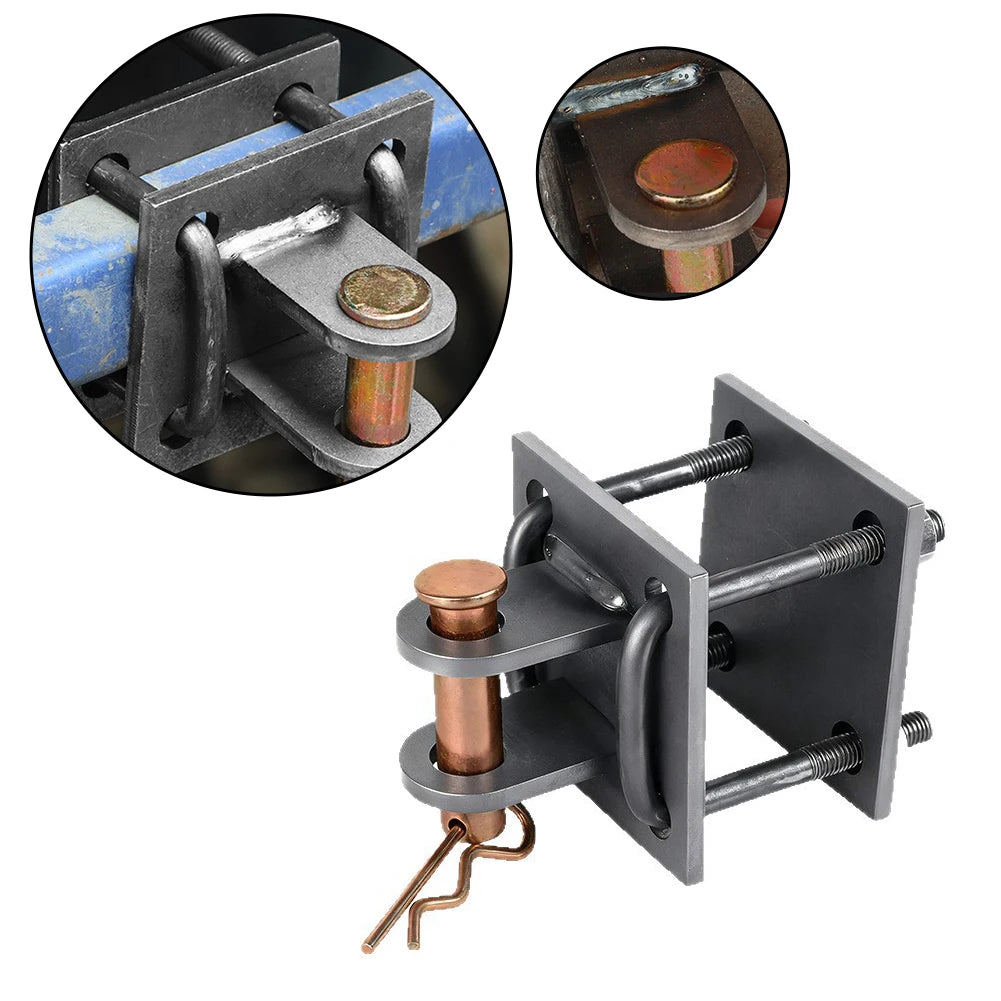 Metal Tricycle Tow Hook Trailer Connector Split Design Food Cart