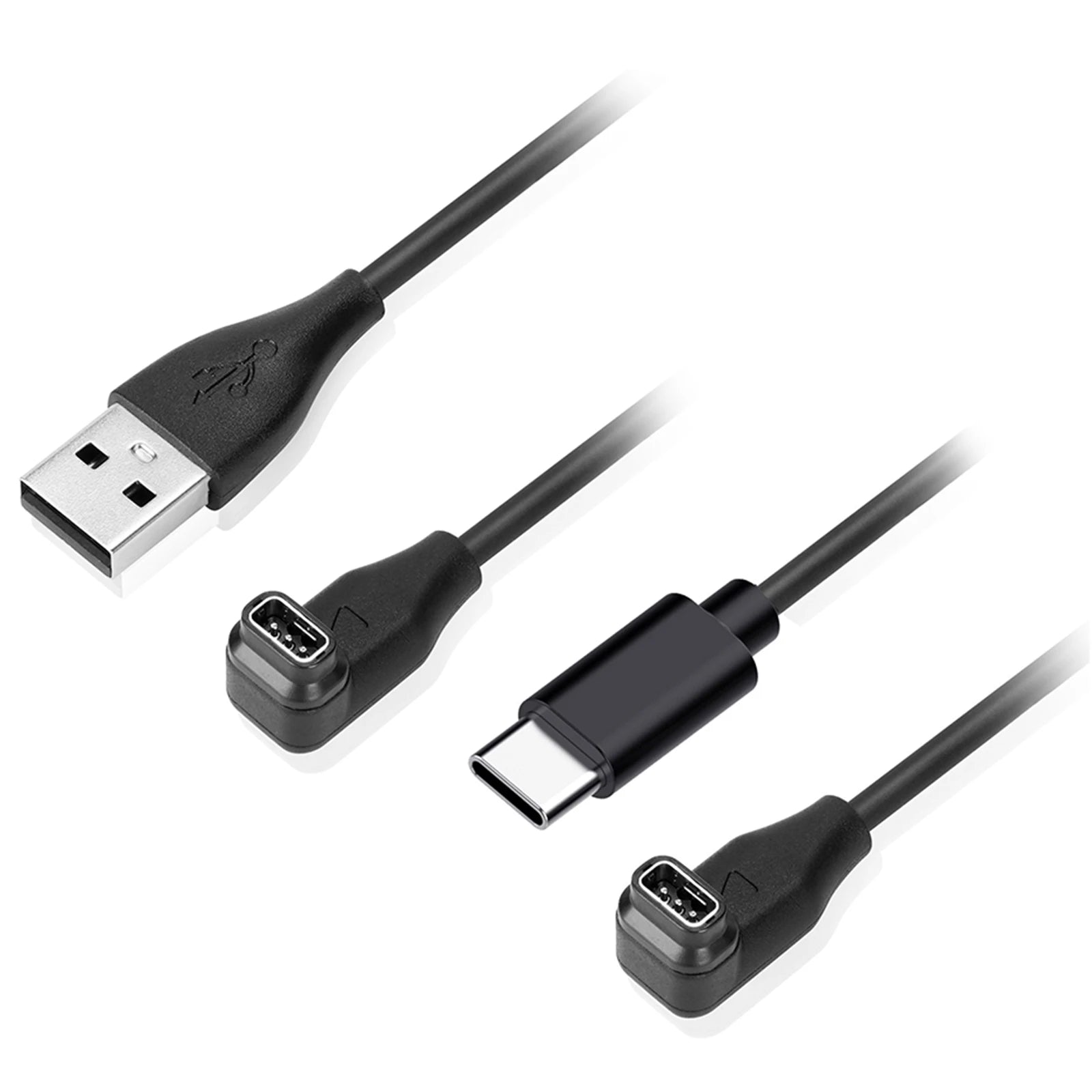 Charging Cable for COROS PACE4/PACE Pro/APEX4(46/42mm)/NOMAD Use Charge Cable Cord 1 Meter Safe Dual Interface Peaceful Pleasures Health and Wellness