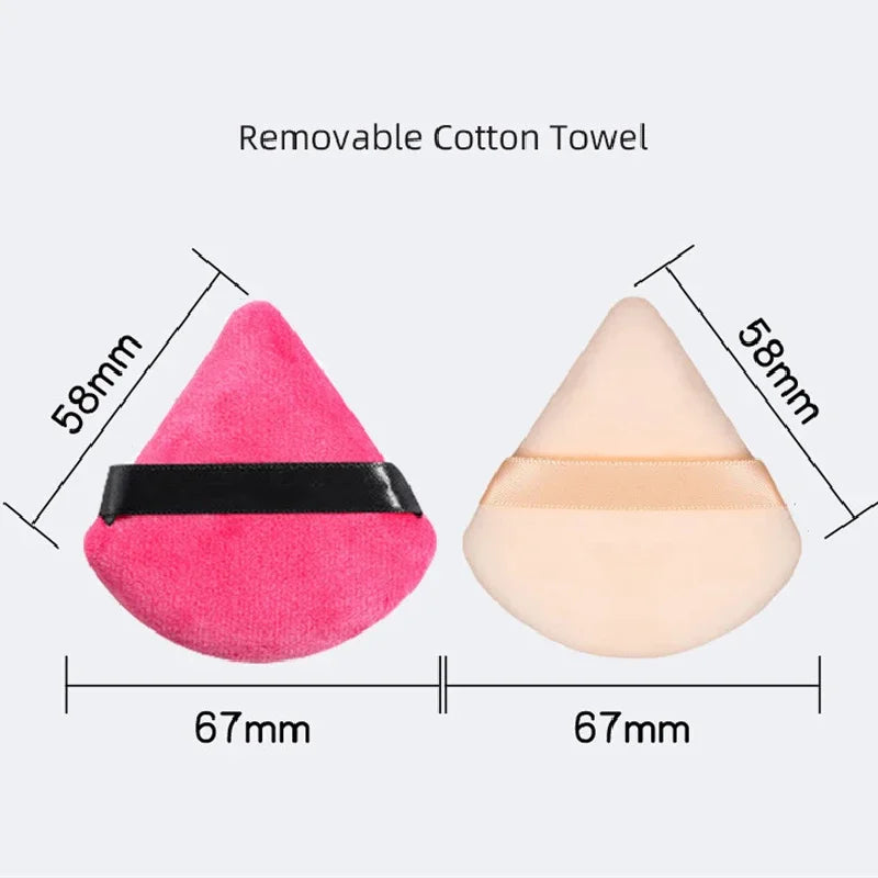 Velvet Triangle Makeup Puff | Soft Sponge Foundation Blender