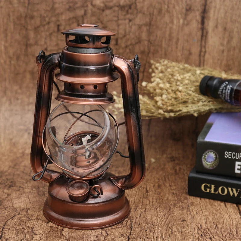 High Quality! Horse Lamp Glass Lampshade Nostalgic Retro Outdoor Kerosene Lamp Circular Lampshade Lighting Accessories Peaceful Pleasures Health and Wellness