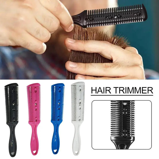 Barber Hair Cutting Comb with Razor Blade – Trim & Thin Hair Cutting Comb Oasis Select