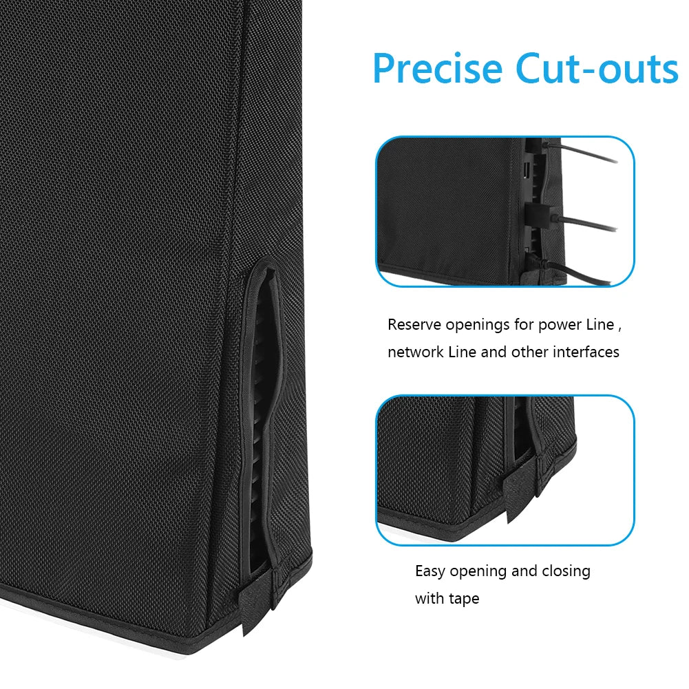 Dust Proof Cover For PS5 Game Console Protector Case Anti-scratch Sleeve Protective Host Guard Case For PS5 Slim Game Accessorie Peaceful Pleasures Health and Wellness