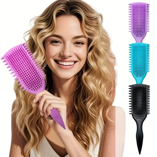 Bouncy Curling Hair Styling Comb | Wet & Dry Hairbrush Hair Styling Comb Peaceful Pleasures Health and Wellness