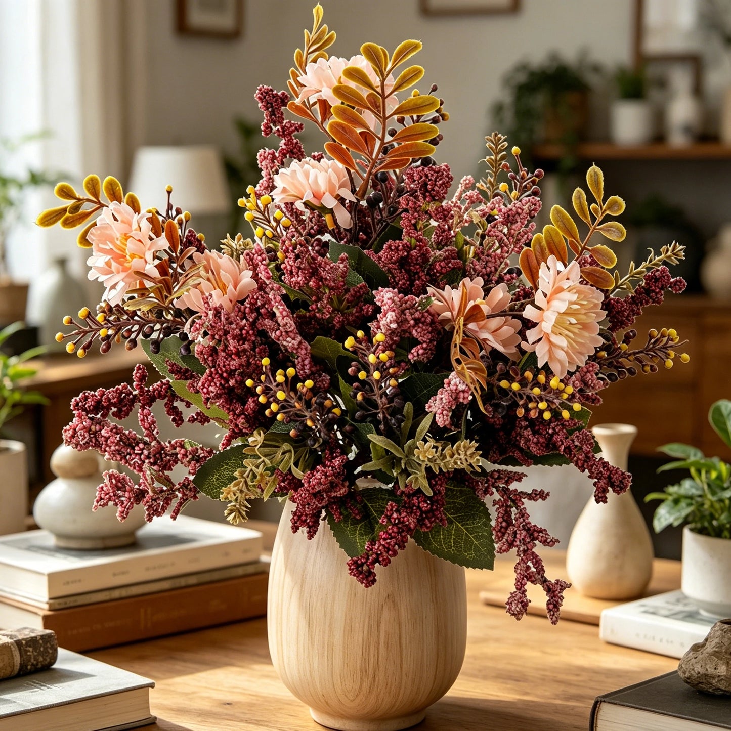 Artificial Silk Chrysanthemum Flowers – Wedding & Home Decor