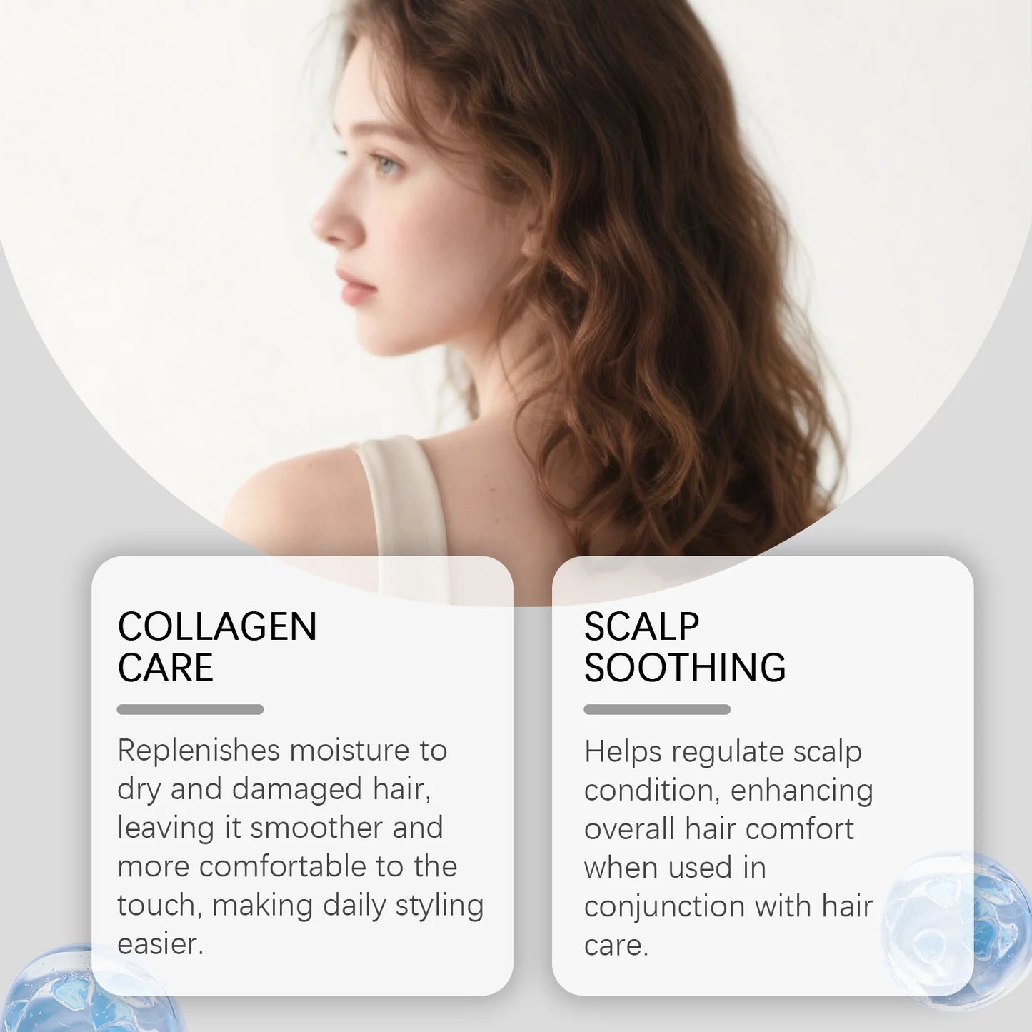 Collagen Hair Mask – Repair Dry Frizzy Hair, Soften & Smooth