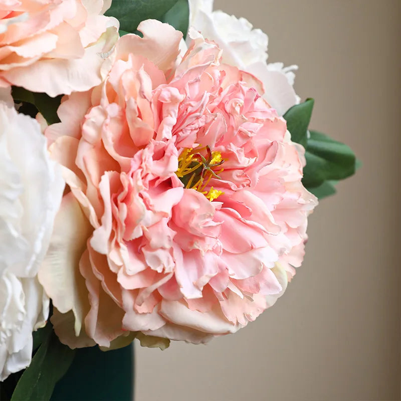 Large Silk Peony Artificial Flowers 16cm – Wedding & Home Decor
