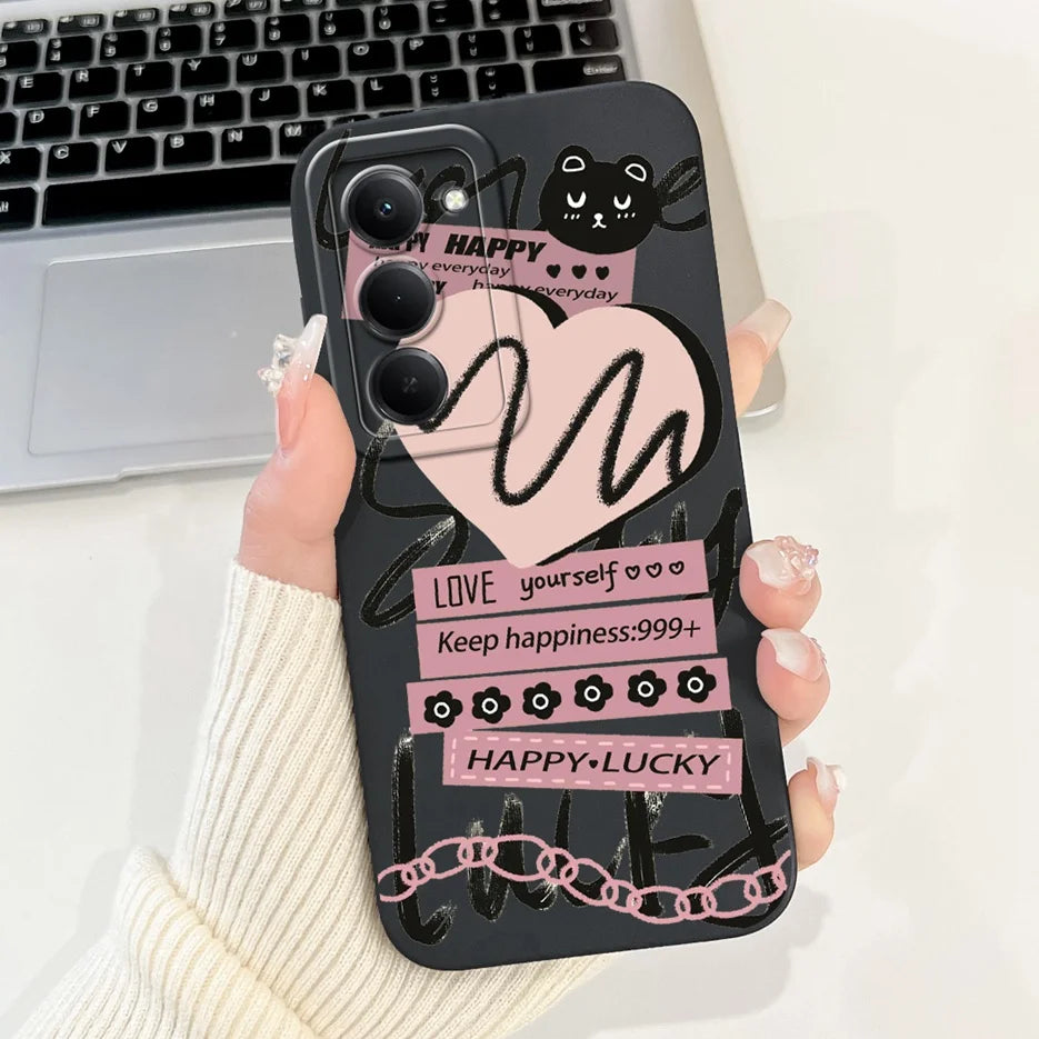 Xiaomi Redmi 15 4G/5G Cute Cartoon Shockproof Silicone Case