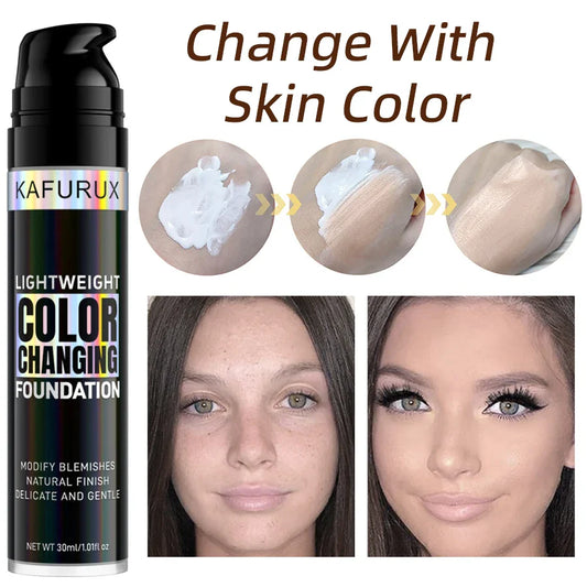KAFURUX Color-Adapting Liquid Foundation | Matte & Hydrating Liquid Foundation Oasis Select