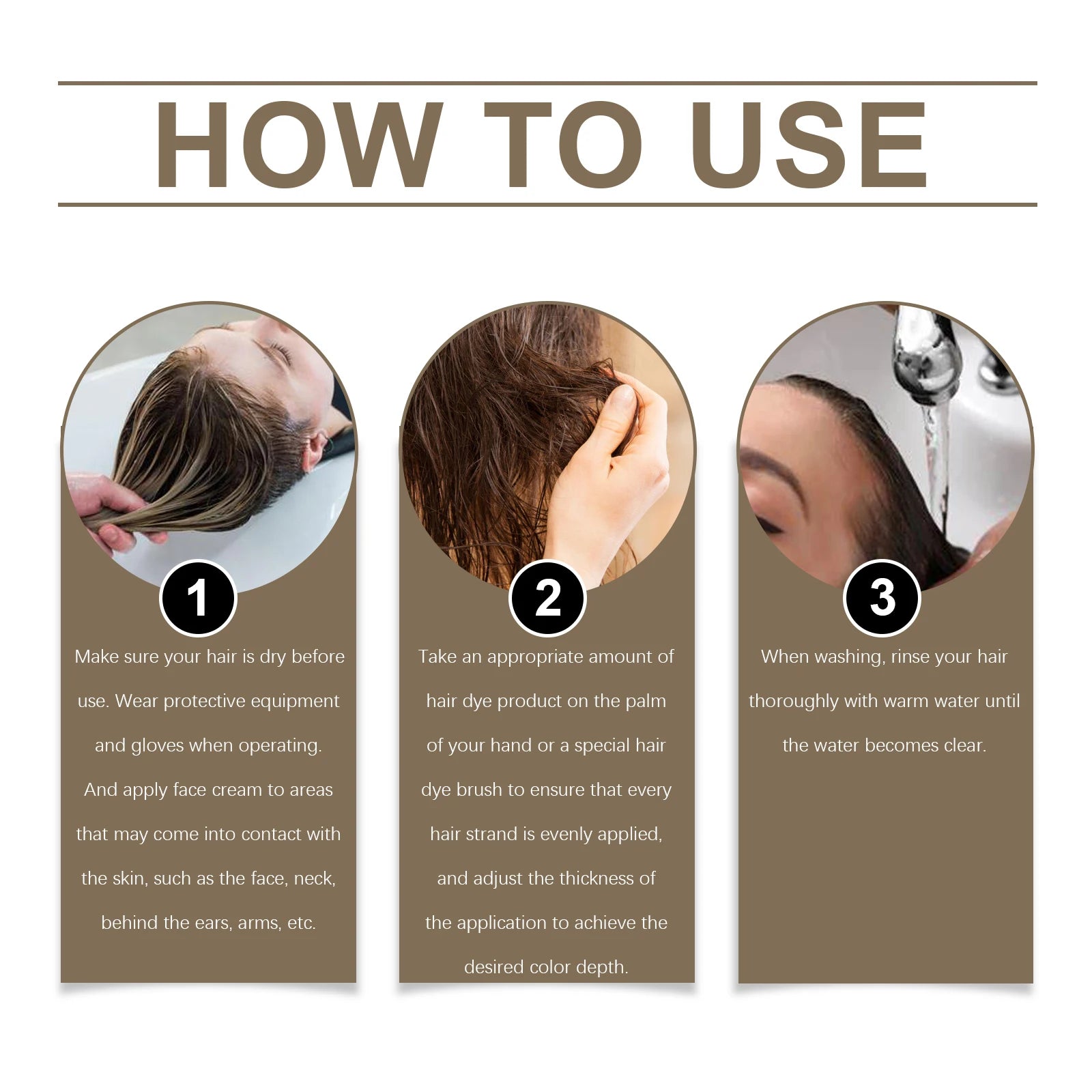 DIY Salon Hair Dye Shampoo Easy Use & Gentle Coloring Long Lasting Effect Infused Plant Extract Hair Color Shampoo For Women Men Peaceful Pleasures Health and Wellness