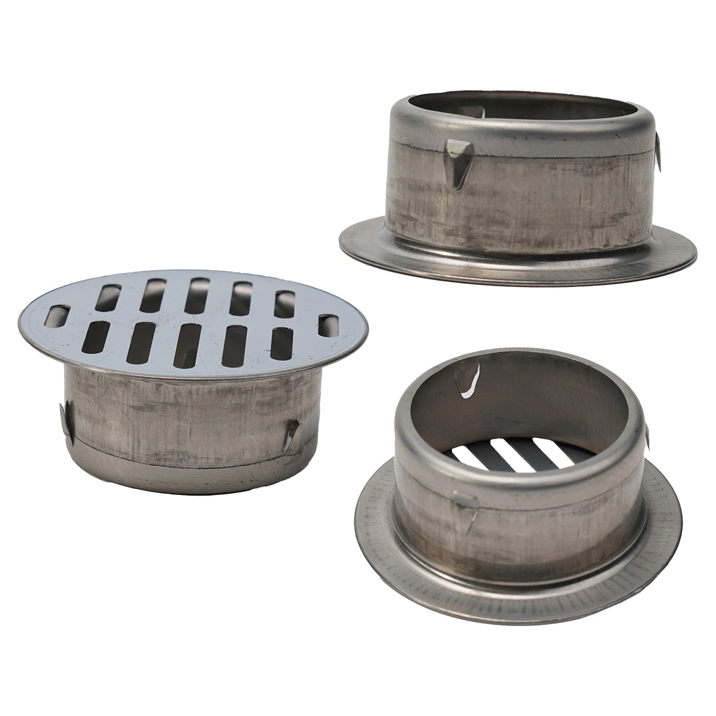 Stainless Steel Floor Drain Balcony Drainage Roof Round Cover Rain