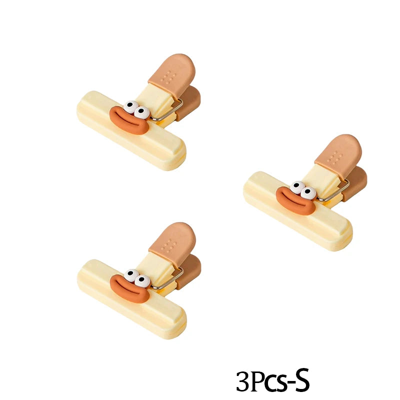 Food Sealing Clips Set – Moisture-Proof Bag Clips (2/3/6 Pcs)