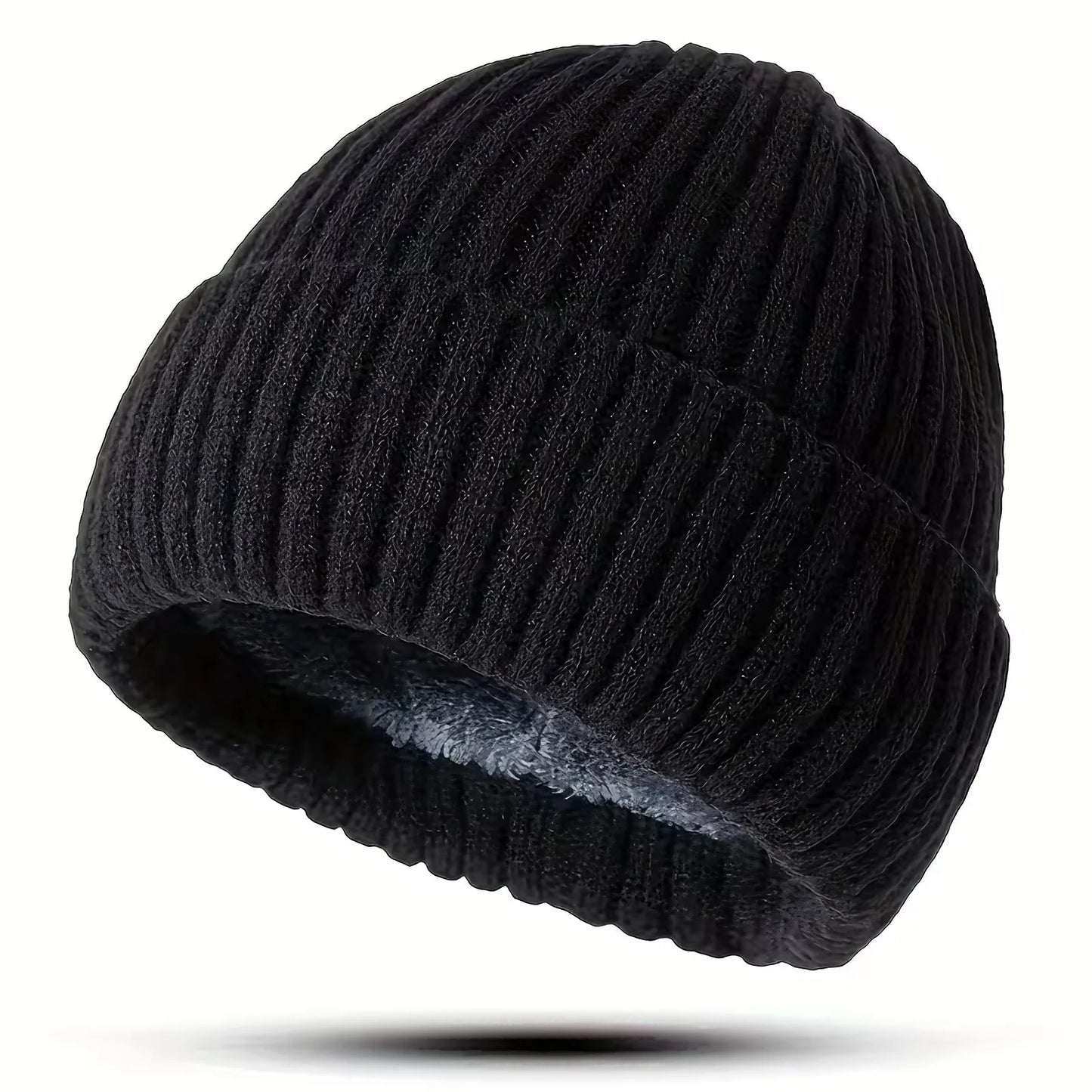 Women's Korean Knit Beanie – Soft Elastic Dome Cap