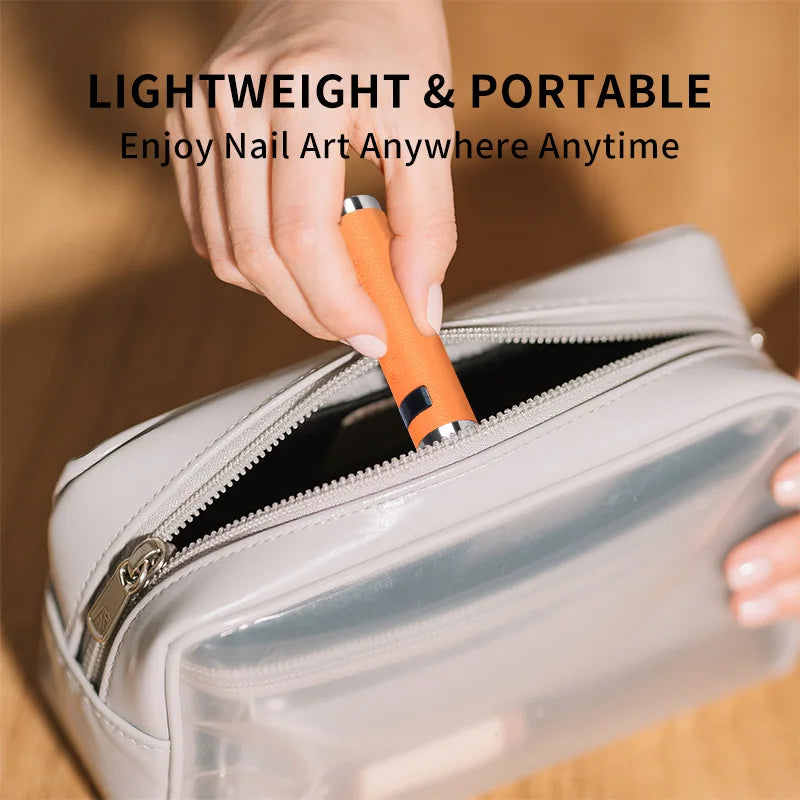 One-character nail art lamp, UV LED, small handheld drying lamp, quickly cures all nail polish removers Peaceful Pleasures Health and Wellness