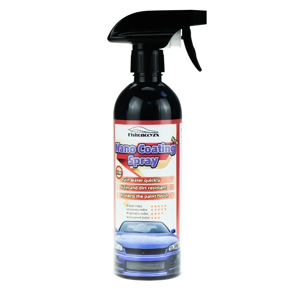 10H Ceramic Car Coating 500ML 9H Nano Liquid Glass Plated Crystal Hydrophobic Waterproof Polishing Paint Hardness Car Polish Wax Peaceful Pleasures Health and Wellness 500ml x 1