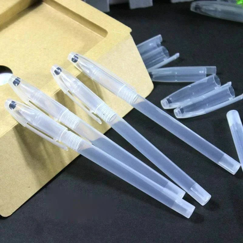 Gel Pen Shell Ballpoint Transparent Cover Clear Stationary Office