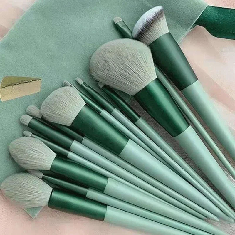 13-Piece Makeup Brush Set | Foundation, Blush & Eyeshadow