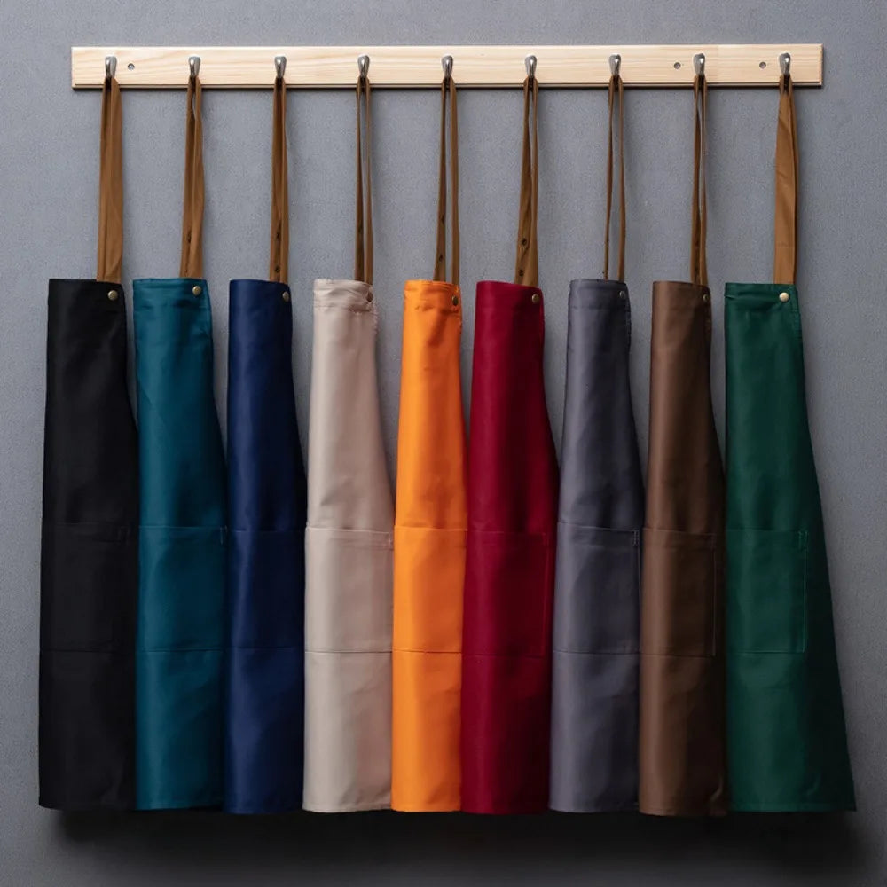 Kitchen Apron Waterproof Cross Adjustable Webbing Restaurant Bar Barbershop Work Apron Cocina Accesorios De Cocina Novedosos Peaceful Pleasures Health and Wellness