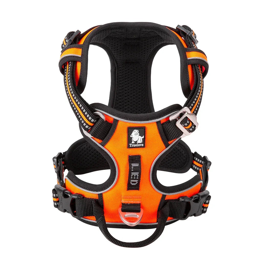Truelove New Pet Harness Premium Anti Pull Reflective Light Up Nylon Breathable Adjustable Dog Harness Training Vest TLH5657 Peaceful Pleasures Health and Wellness