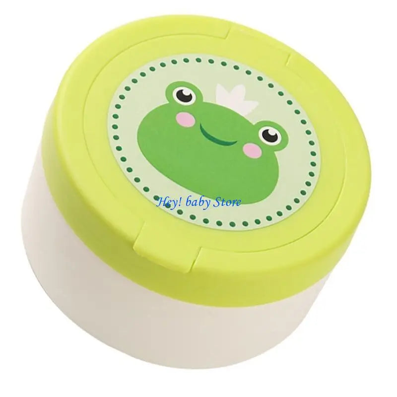 Baby Powder Puff Box | Safe Microfiber Infant Skin Container