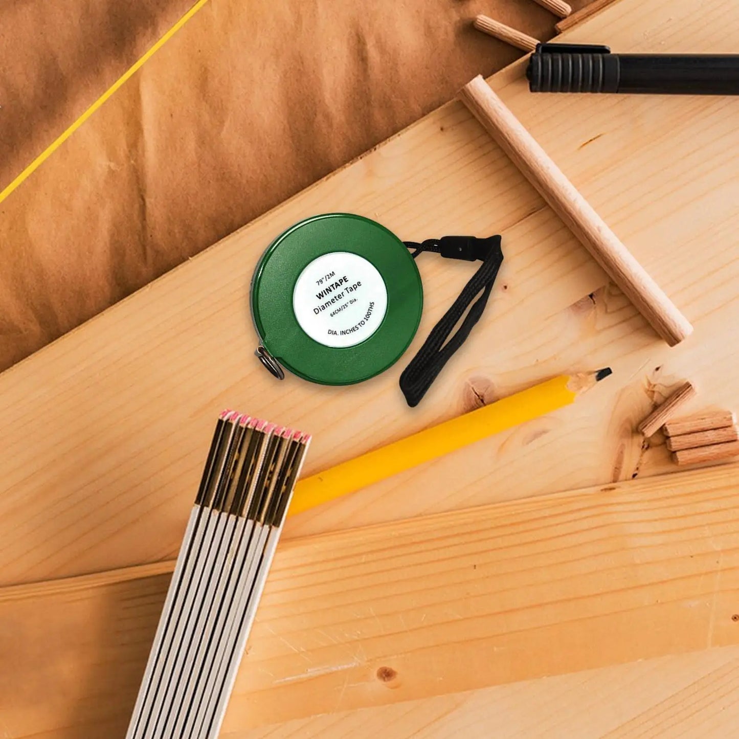 Tree Diameter Tape 2m – Retractable PVC Measuring Tape