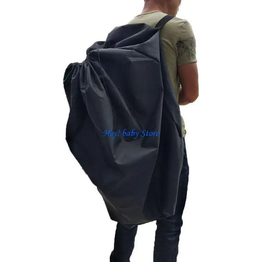 Baby Stroller Travel Bag | Foldable Dustproof Storage Cover Stroller Travel Bag Peaceful Pleasures Health and Wellness Black CN